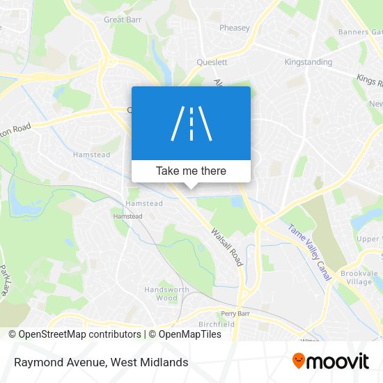 Raymond Avenue map
