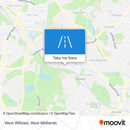 West Willows map