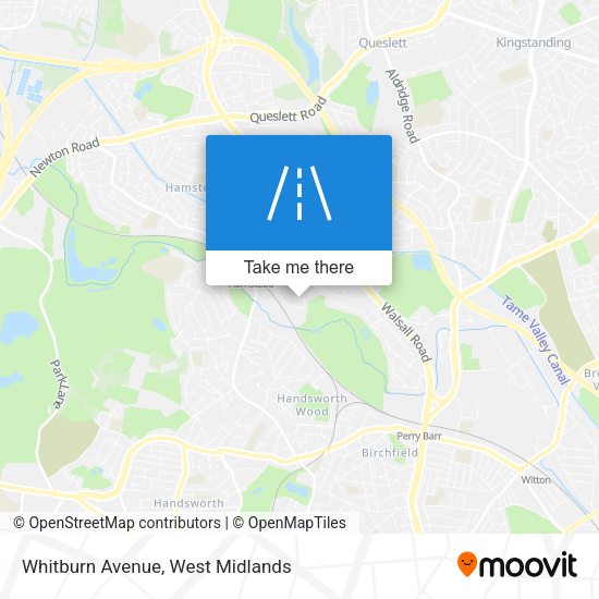 Whitburn Avenue map