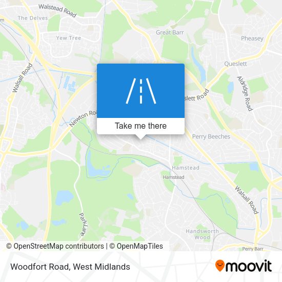 Woodfort Road map