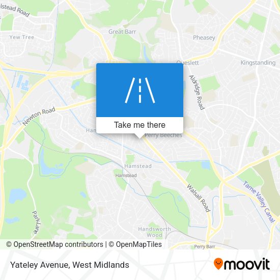 Yateley Avenue map