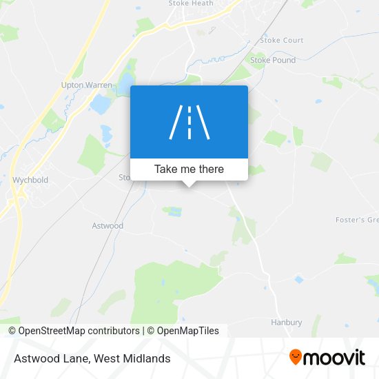 Astwood Lane map