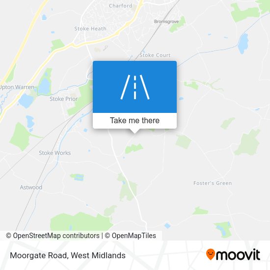 Moorgate Road map