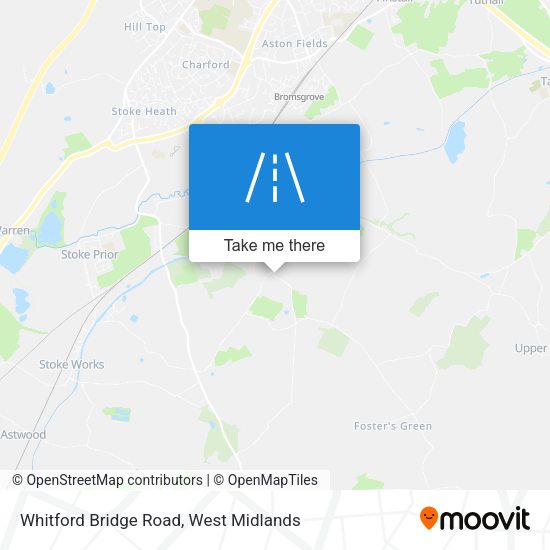 Whitford Bridge Road map