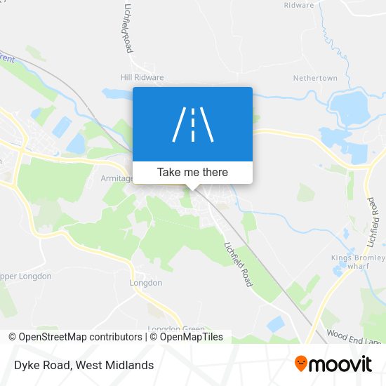 Dyke Road map