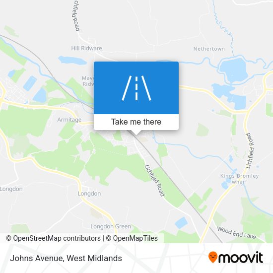 Johns Avenue map