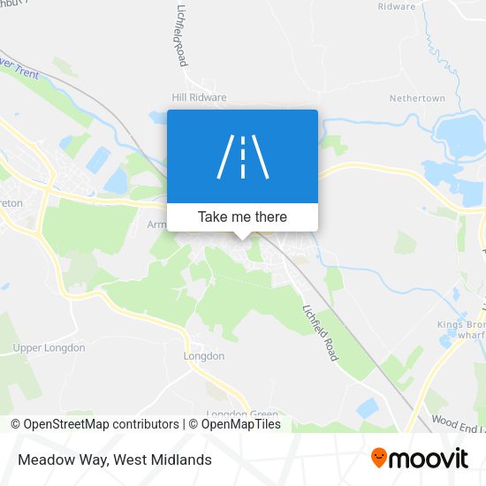 Meadow Way map
