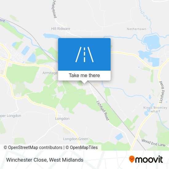 Winchester Close map