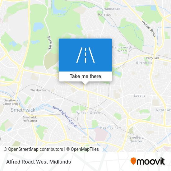 Alfred Road map
