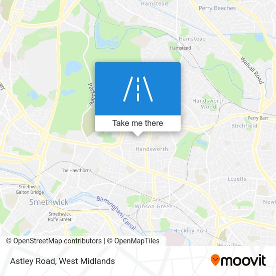 Astley Road map