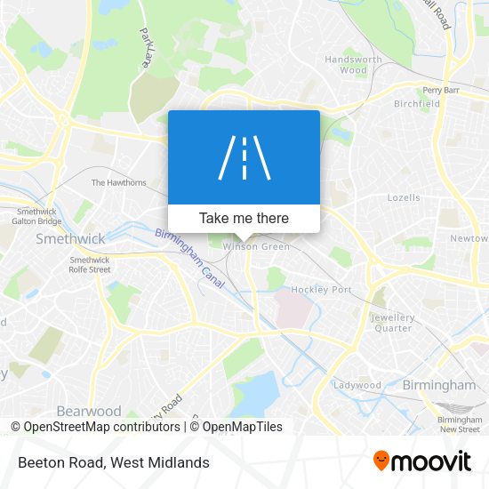 Beeton Road map