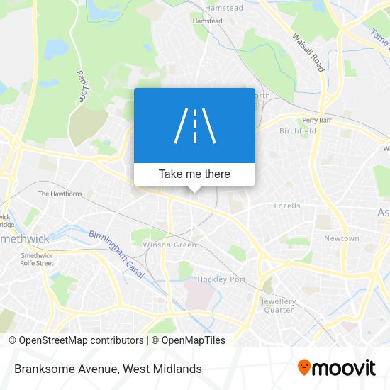 Branksome Avenue map