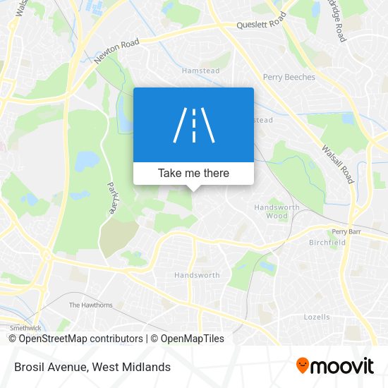 Brosil Avenue map