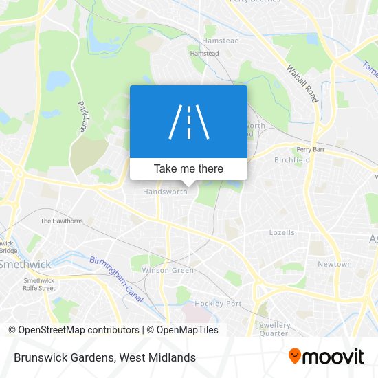 Brunswick Gardens map