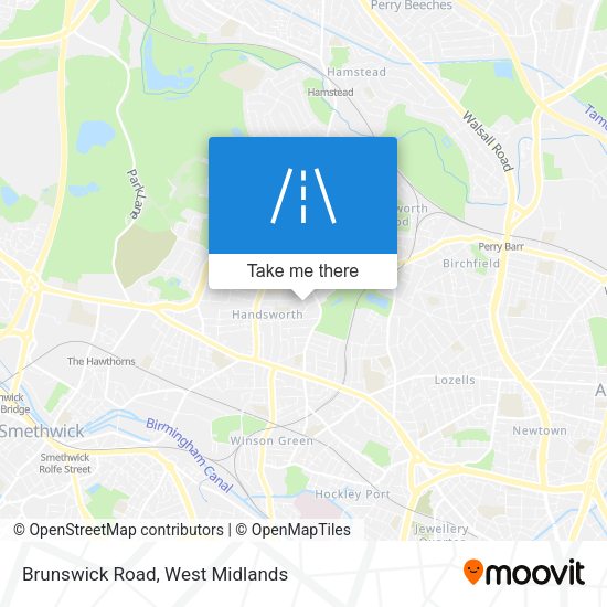 Brunswick Road map