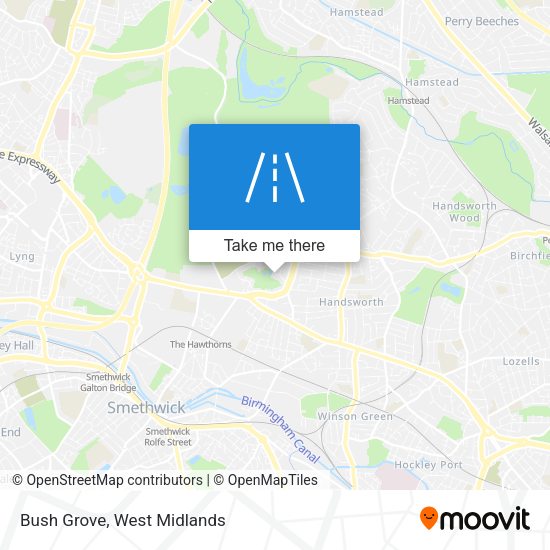 Bush Grove map