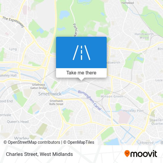Charles Street map