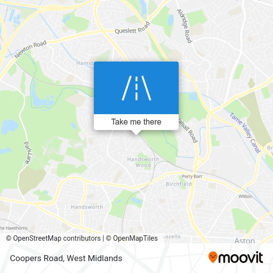 Coopers Road map