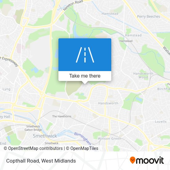Copthall Road map