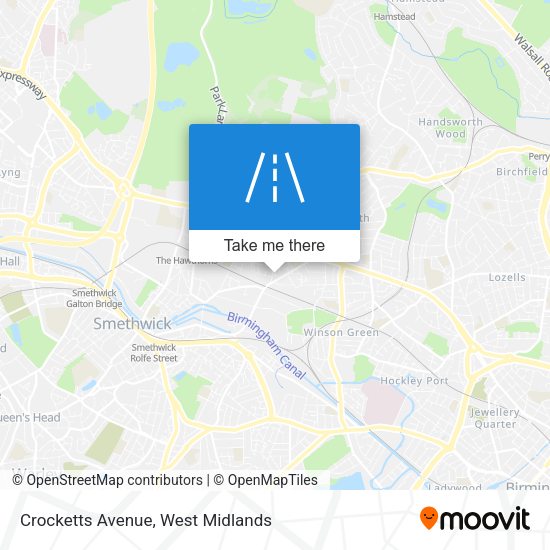 Crocketts Avenue map