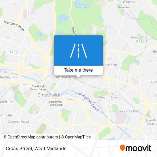 Cross Street map