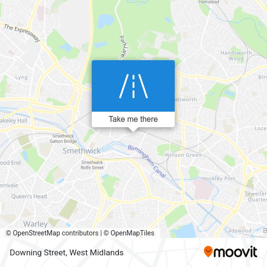 Downing Street map