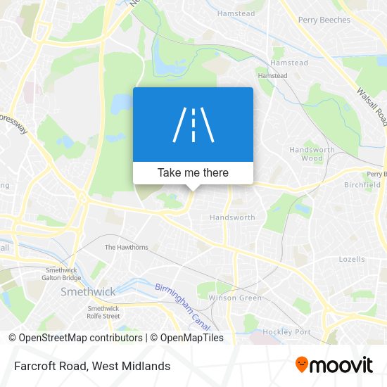 Farcroft Road map