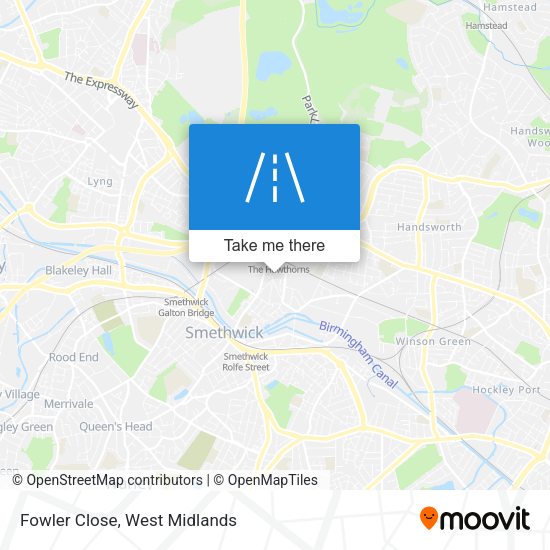 Fowler Close map