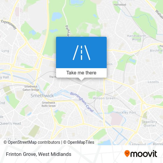 Frinton Grove map