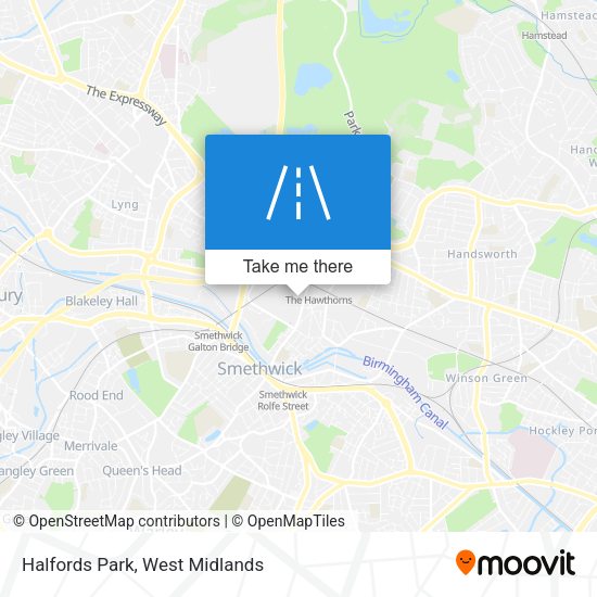 Halfords Park map