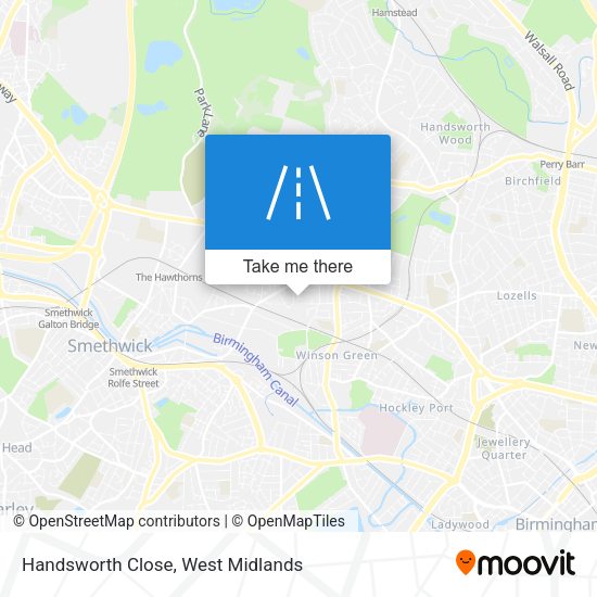Handsworth Close map