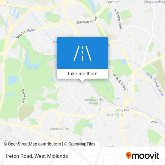 Ireton Road map