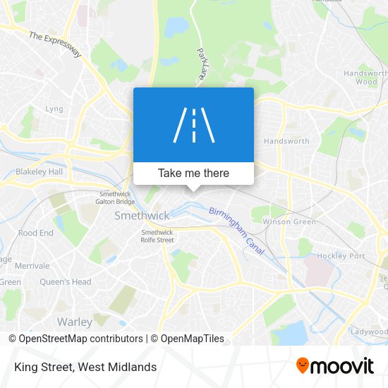 King Street map