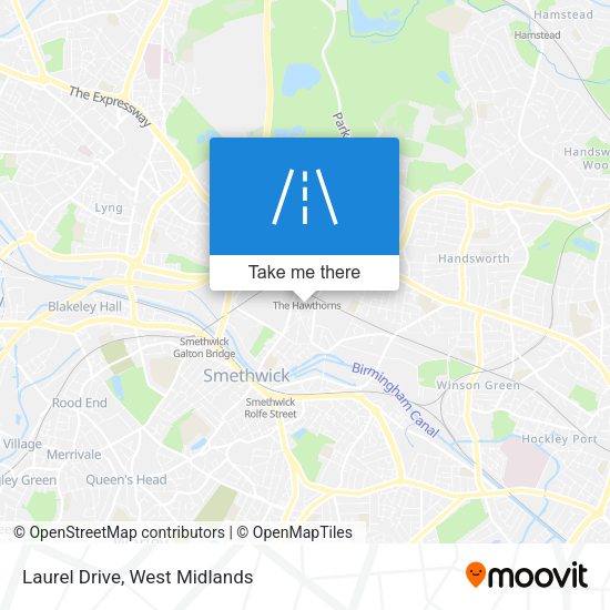 Laurel Drive map