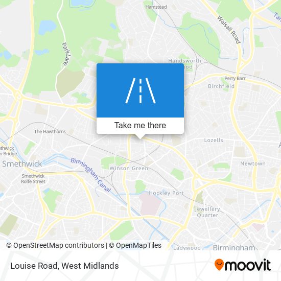 Louise Road map