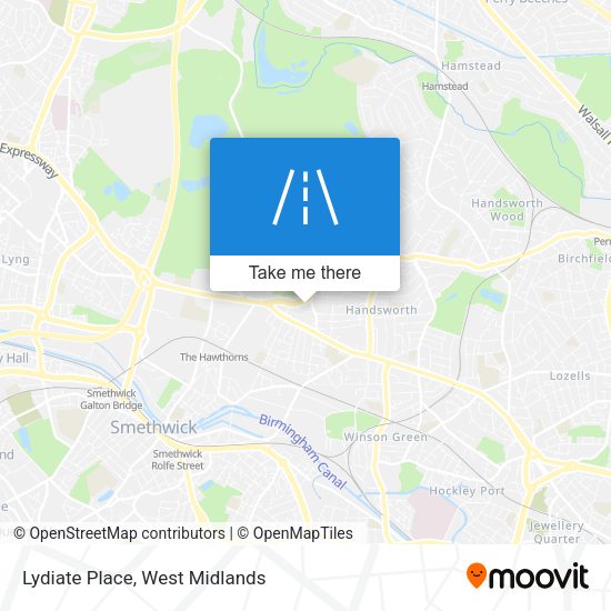 Lydiate Place map
