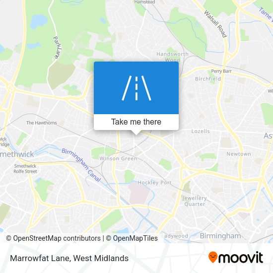 Marrowfat Lane map