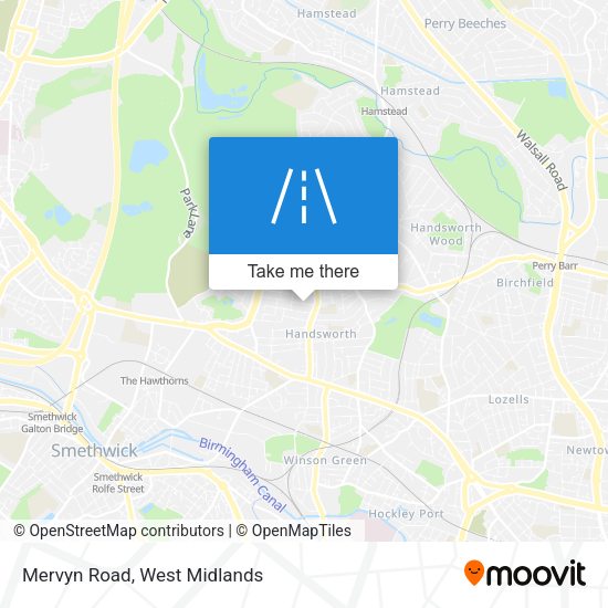 Mervyn Road map
