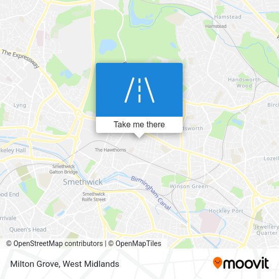 Milton Grove map