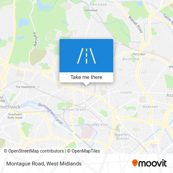 Montague Road map