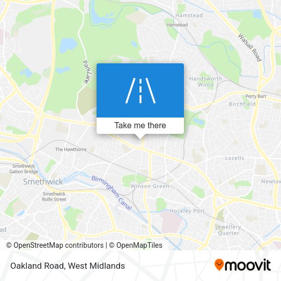 Oakland Road map