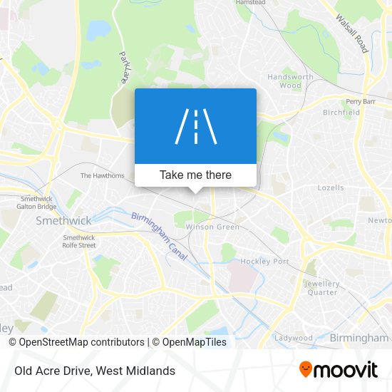 Old Acre Drive map