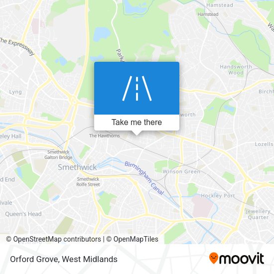 Orford Grove map