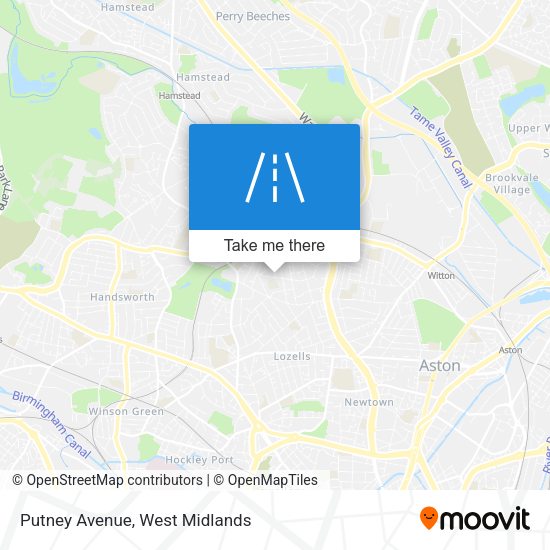 Putney Avenue map