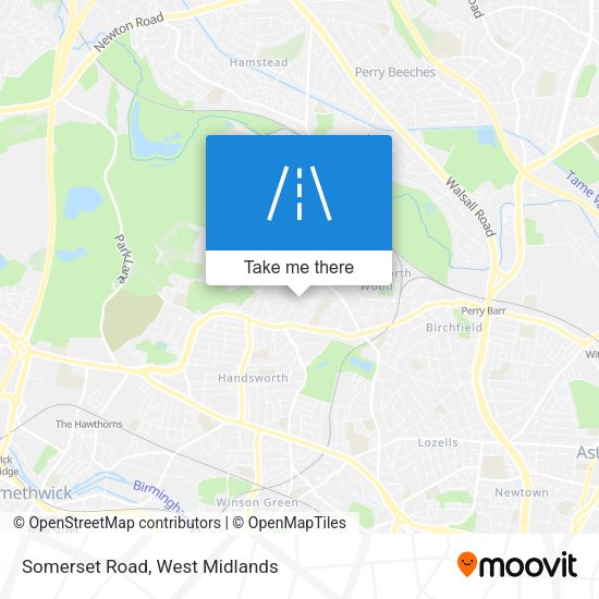 Somerset Road map