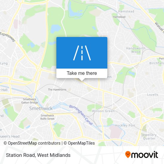 Station Road map