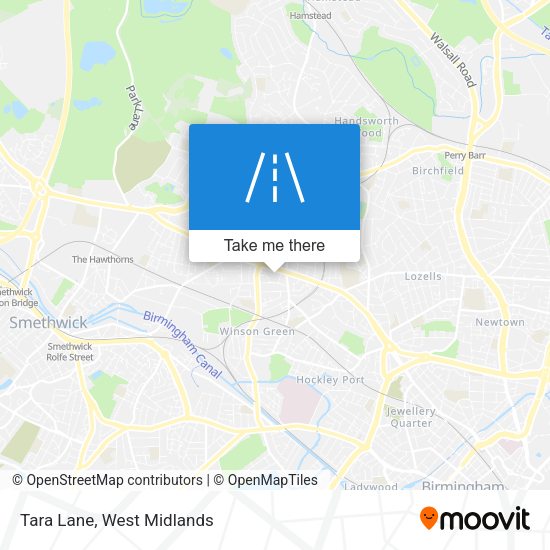 Tara Lane map