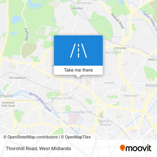 Thornhill Road map