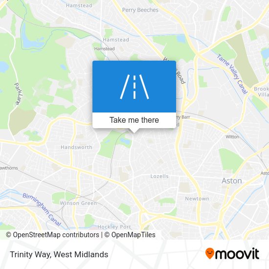 Trinity Way map