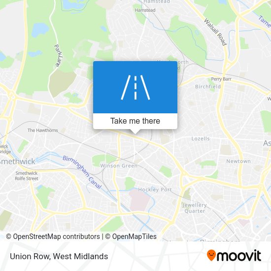Union Row map